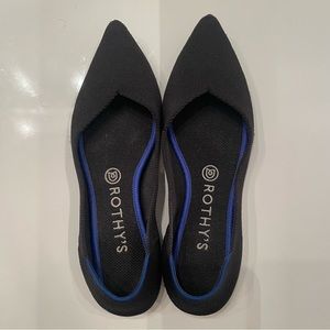 Rothys Black Point Flat